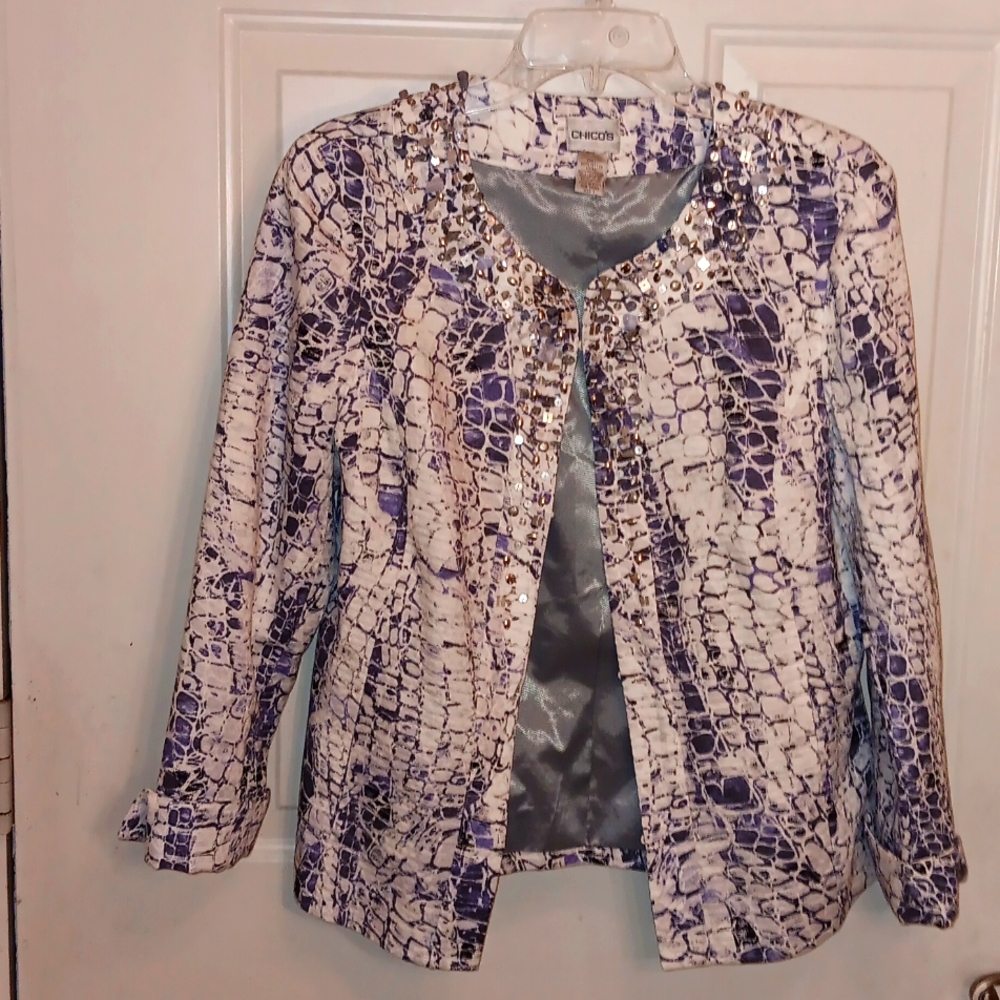 CHICO'S JACKET SZ 1